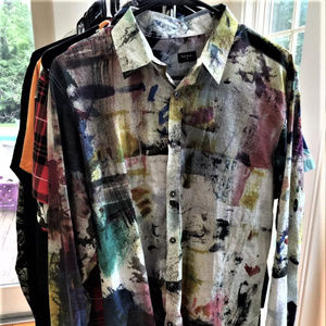 Paul Smith water color print shirt -- Like New!